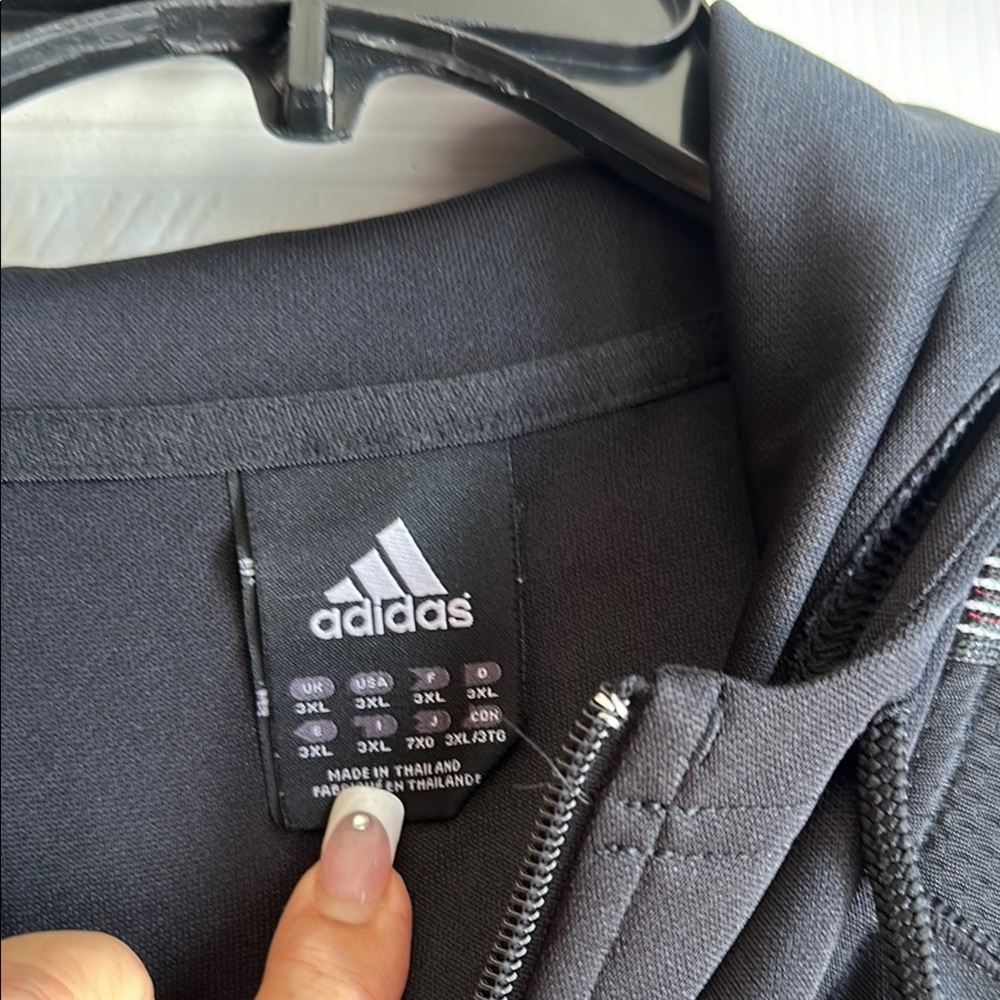 Adidas Performance Black and Red Jacket men’s size 3X - Picture 3 of 9